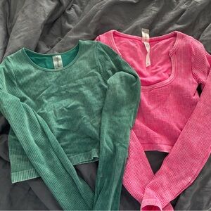 AS revival long sleeve work out tops